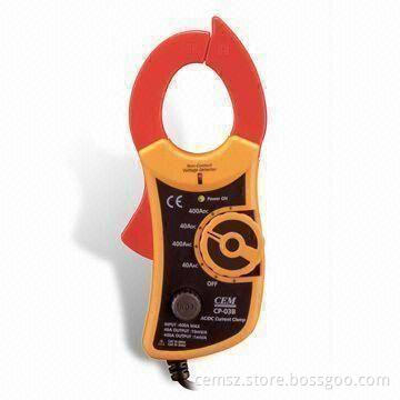 Small Sized AC/DC Current Clamp-on Adapter with 1A/mV AC Sensitivity, Measures 150 x 58 x 35mm